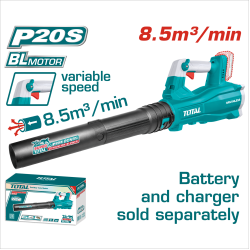 <補貨中>TOTAL總工具 20V 無刷鋰電鼓風機<單主機> (TABLI20428)