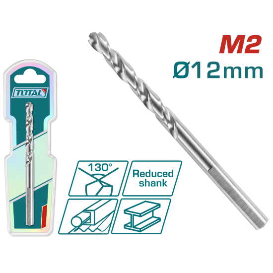 TOTAL M2麻花鑽/12mm (TAC1201201)