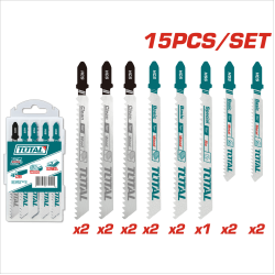 TOTAL 線鋸機鋸片組 15PCS (TAC1501)