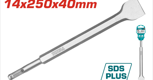 四溝SDS plus扁鑿/14X250 X 40mm(TAC15121412)