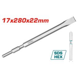 六角柄平鑿/17*22*280 (TAC153172)