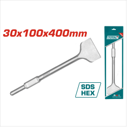 TOTAL 65型扁鑿 30*400*100mm (TAC15333013)