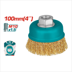 TOTAL M10 電動砂輪機 專用碗型鋼絲輪 4吋 (TAC31041.2)
