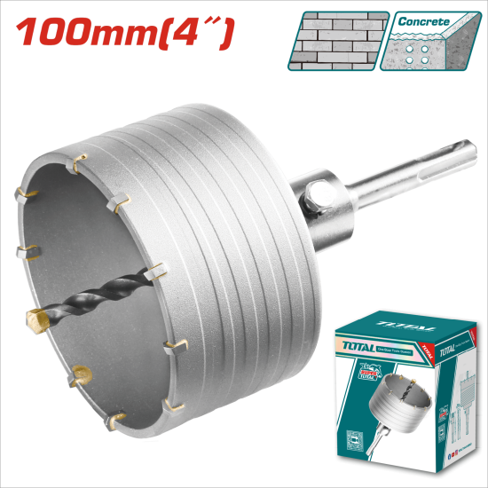 TOTAL 牆壁開孔器 <100mm> (TAC431001)