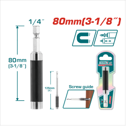 TOTAL 總工具 六角柄伸縮接桿 80mm (TAC463801)