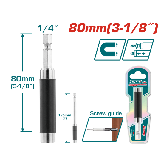 六角柄伸縮接桿 80-125mm(TAC463801)