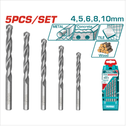 TOTAL 多功能鑽尾組 5PCS (TACSD7156)