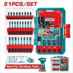 TOTAL 電動起子頭組套 51PCS (TACSDL25106)