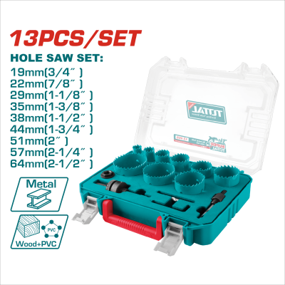 雙金屬開孔器套組 13pcs(TACSH0132)