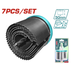 TOTAL  7件碳鋼孔鋸組套 (TACSH3071)