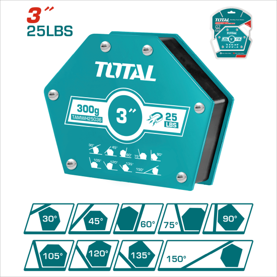  TOTAL 3吋六角定位器 (TAMWH25036)