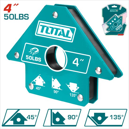 TOTAL 三角形焊接定位器 4吋 <50LBS> (TAMWH50042)