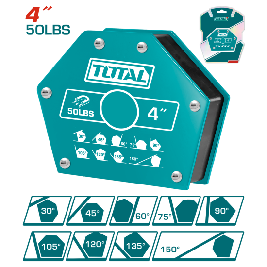 TOTAL 4吋六角定位器 (TAMWH50046)