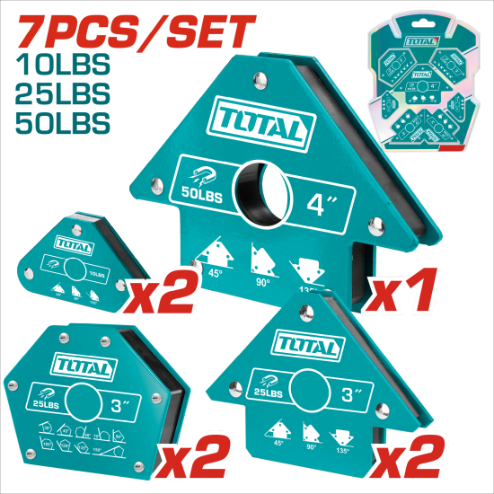 TOTAL 焊接定位器組 7PCS (TAMWH7006)