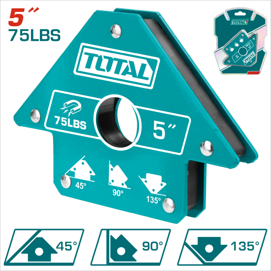 TOTAL 三角形焊接定位器 5吋 <75LB> (TAMWH75052)