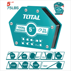 TOTAL 六邊形焊接定位器 5吋 <75LBS> (TAMWH75056)