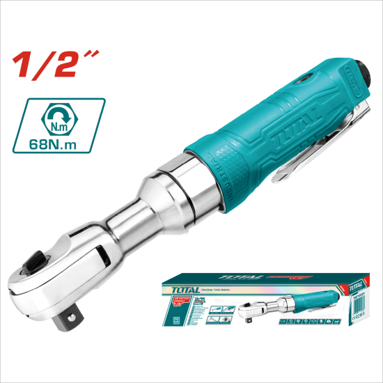 TOTAL 4分 氣動棘輪板手 直柄款 (TAT10121)