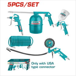 TOTAL 5合1 氣動工具組套 (TATK053-1)