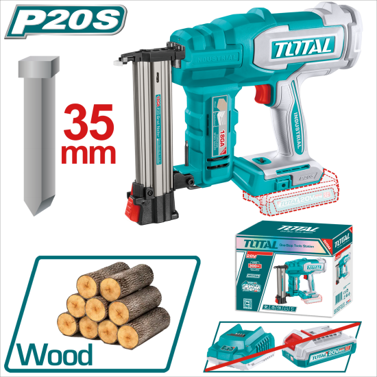 TOTAL 20V F35彈簧款鋰電釘槍 (TCBNLI2005)