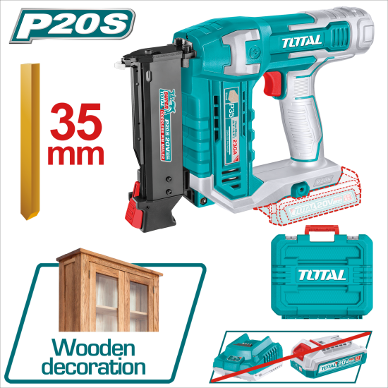 TOTAL 20V 鋰電釘槍/電動蚊釘槍 (TCBNLI3603)