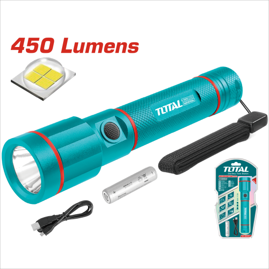 TOTAL 450流明LED手電筒 (TCFL1865051)