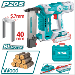 TOTAL 20V 鋰電K型木工釘槍 (TCSNLI6005)