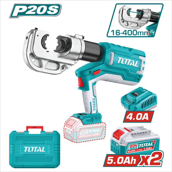 充電式液壓鉗組 20V 400mm²/120KN-雙5.0Ah套裝 (TCTLI2005 )