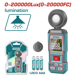 TOTAL 一站式工具 高精度照度計 (TETLU031)