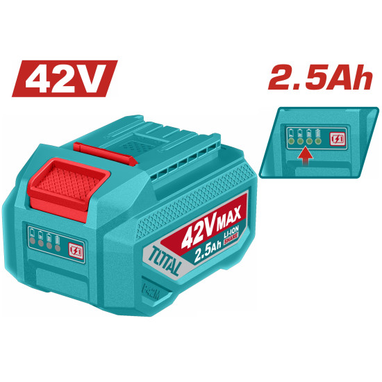 TOTAL 42V鋰電2.5A電池(TFBLI42251)
