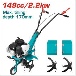 < 請洽各經銷通路 >TOTAL 總工具 四行程引擎耕耘機 (TGC0061)