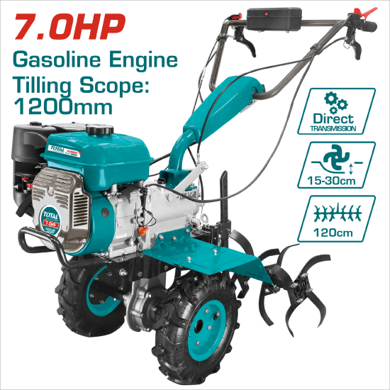 TOTAL 引擎式耕耘機 7HP (TGC12001)