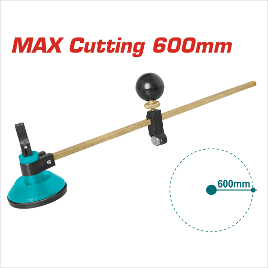 TOTAL 圓規玻璃刀 (TGCT16001)