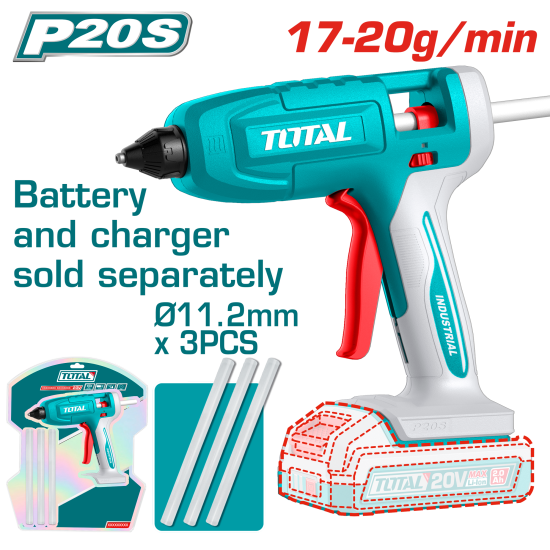 TOTAL 鋰電熱膠槍-單主機 (TGGLI2003)