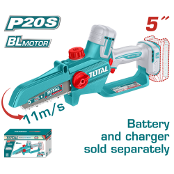 TOTAL 5吋鋰電手持鏈鋸-單主機 (TGSLI2056)