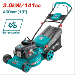 <請洽各經銷通路>TOTAL 18吋 四行程引擎自走割草機 (TGT141182)