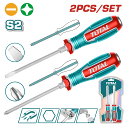 TOTAL  2件敲擊起子組套 十字一字 (TGTST0206) 