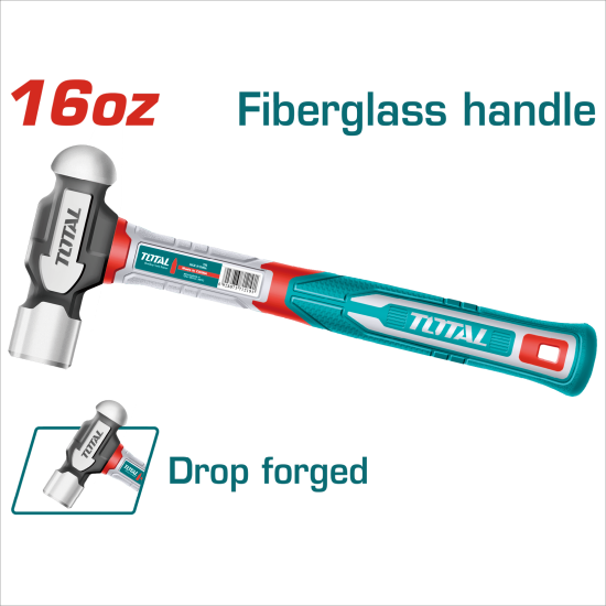 TOTAL 鐵工鎚 16oz (THBPH61016)