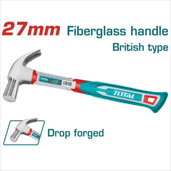 TOTAL 英式羊角鎚 27mm (THCH61027)