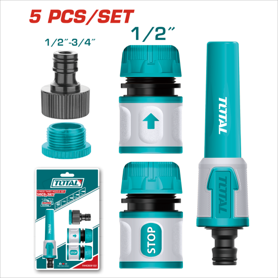TOTAL 5件噴水槍組套 (THHCS05122)