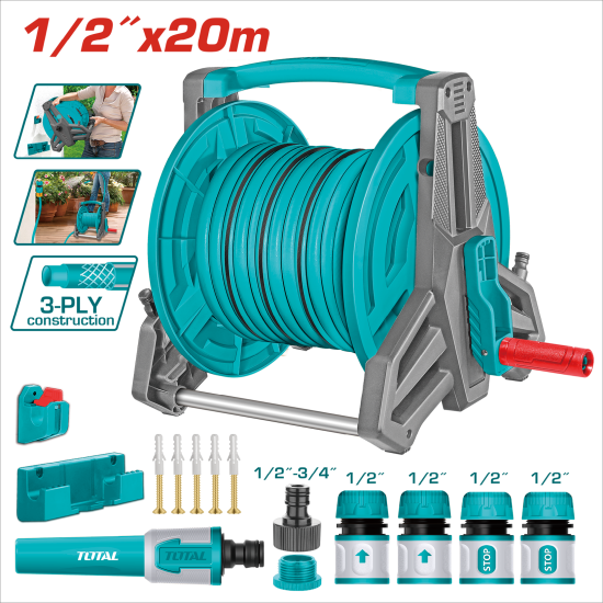 TOTAL 水管車組套 20米 (THHR20124)