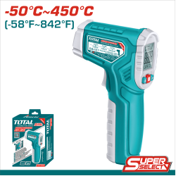 TOTAL 工程測溫槍 -50度C~450度C (THIT0155026)