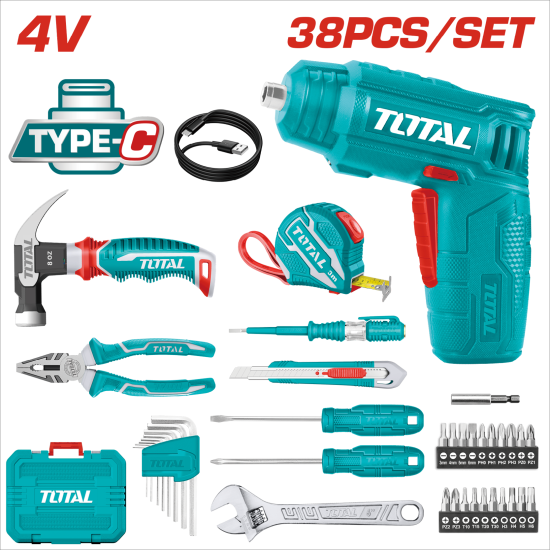 <停產> TOTAL 38件家用工具組套 (THKTHP10386)