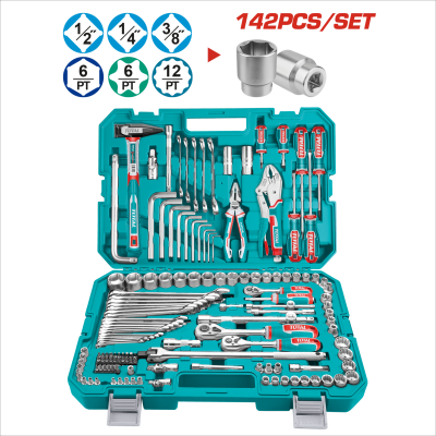 套筒板手工具組套 2-3-4分 142件(THKTHP21426)