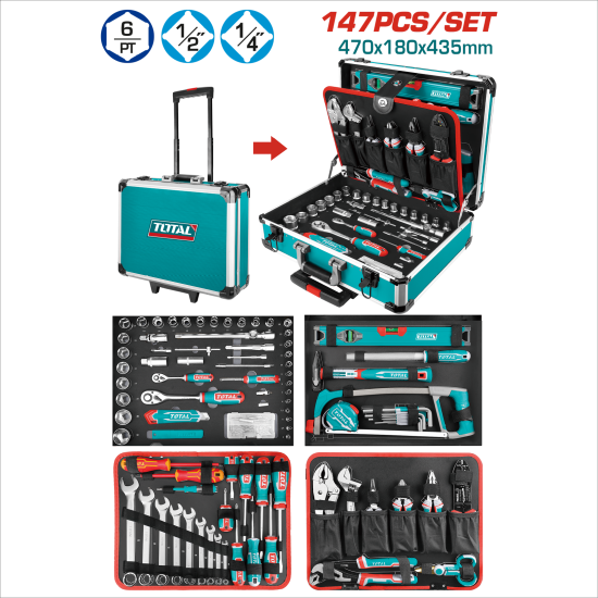 TOTAL 147件工具組套 (THKTHP21476)