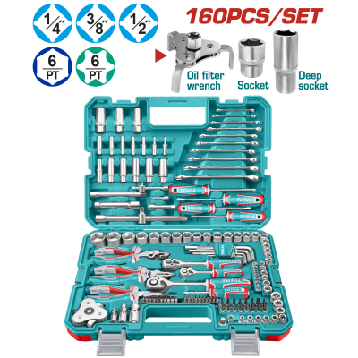TOTAL 160件手工具組 (THKTHP61607)