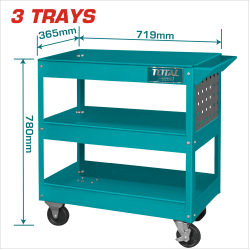  TOTAL 工具車 三層 (THPTC301)