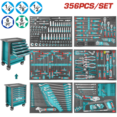 七層工具車含工具組 356件(THPTCS73561)
