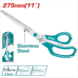 <停產> TOTAL 不銹鋼剪刀 275mm (THSCRS812801)