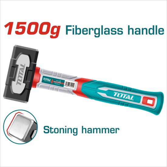 TOTAL 打石鎚 鍛造頭 1500G (THSTH61500)