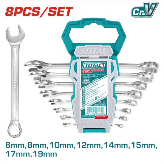 TOTAL 六角板手組 8PCS (THT102286)